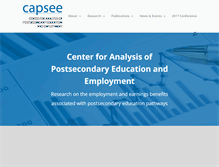Tablet Screenshot of capseecenter.org